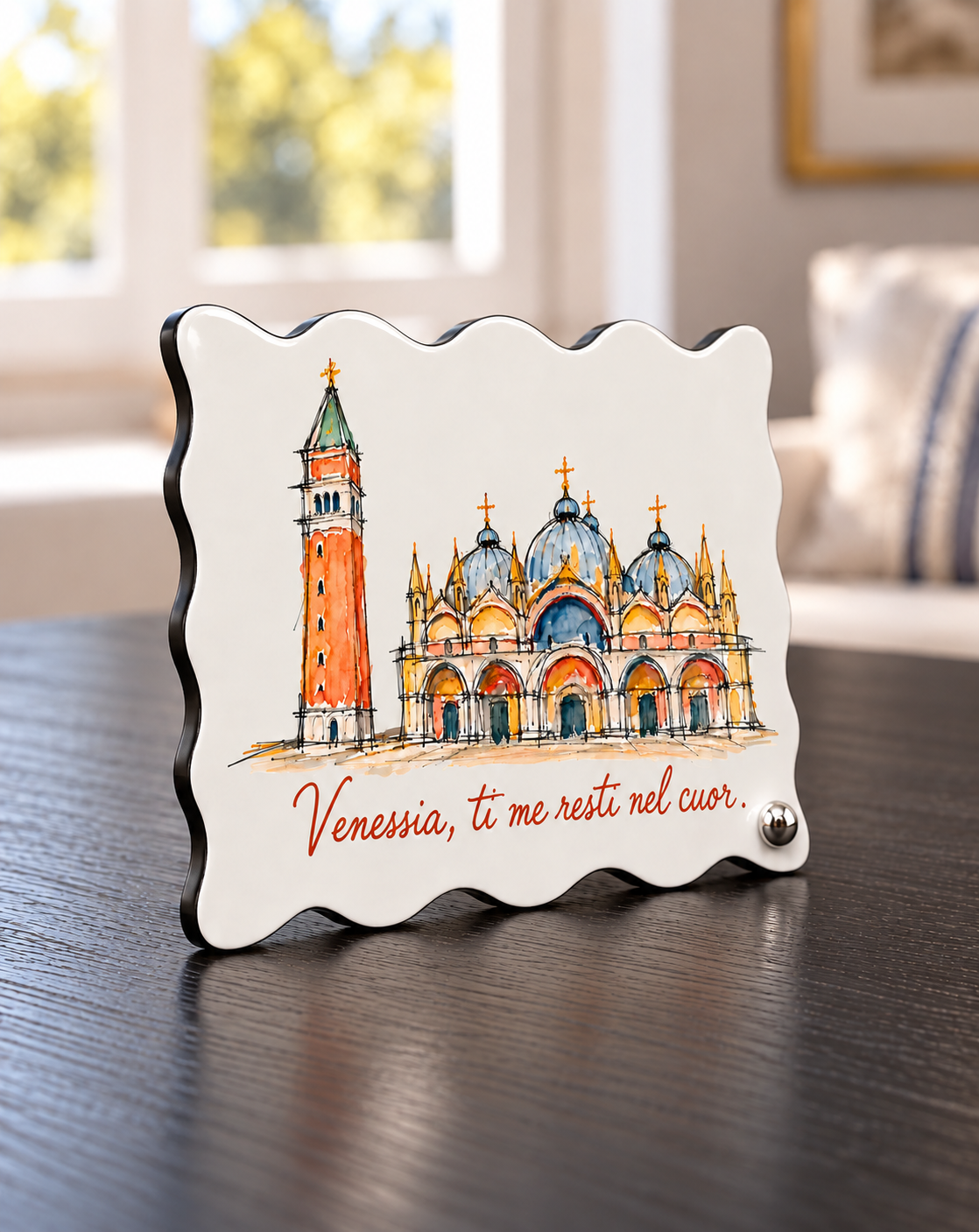Targa decorativa Basilica di San Marco . Collezione Venezia