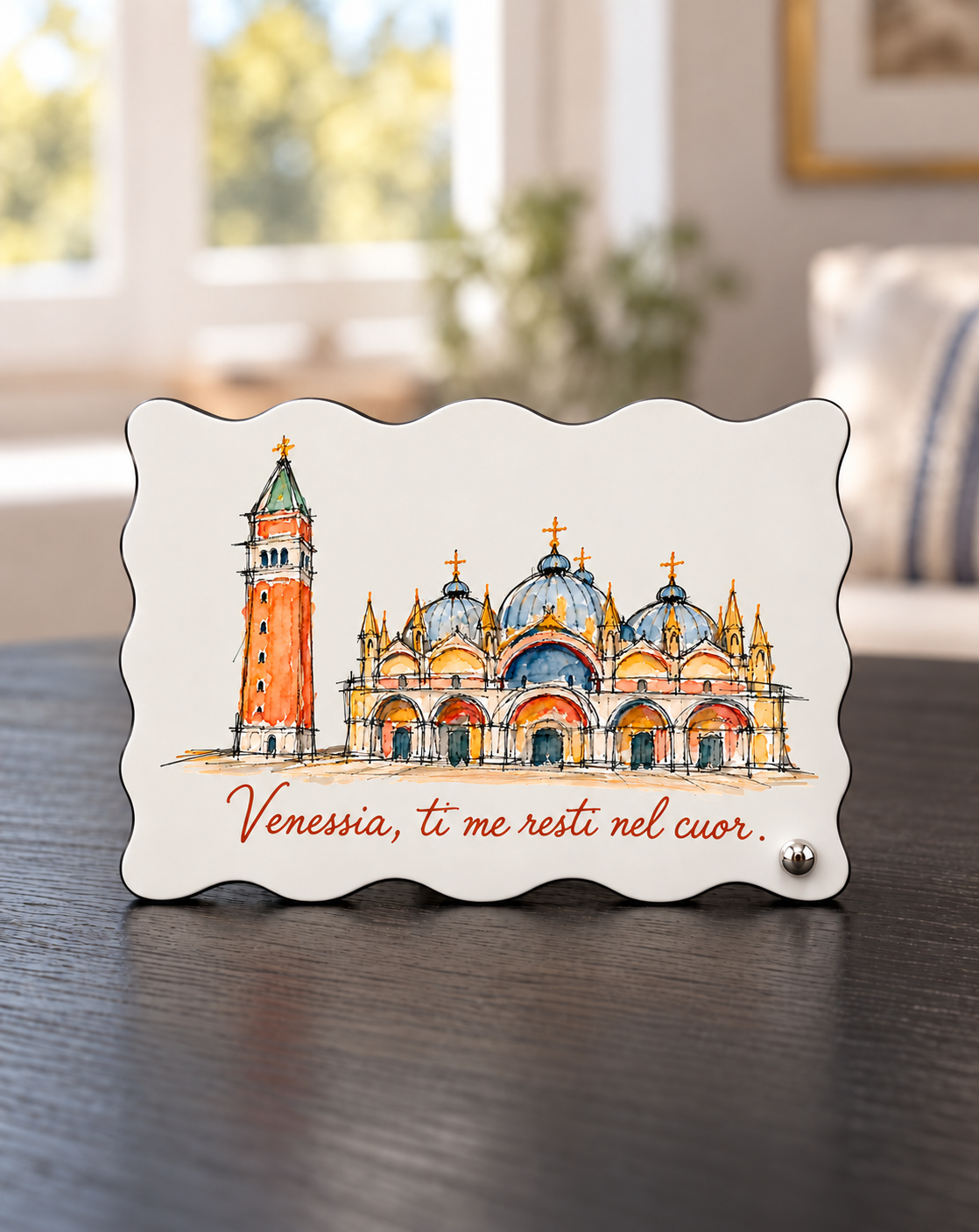 Targa decorativa Basilica di San Marco . Collezione Venezia